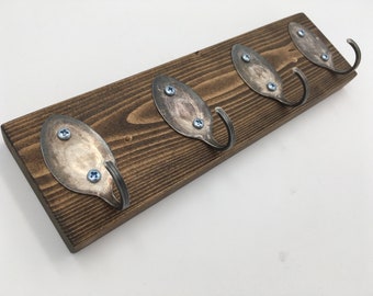 Rad Spoon Key Rack Recycled Silverware