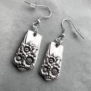 Spoon Earrings   April  1950  by  Wm Rogers & Son