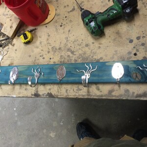 Awesome Coat Rack With Funky Forks and Rad Spoon Hooks Recycled ...