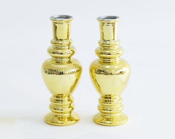 Portavelas Venice de 15 cm, juego de 2, para bodas, eventos y decoración del hogar.