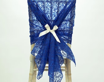 Flock Organza Stuhl Hauben verschiedene Farben für Hochzeiten Events Partys