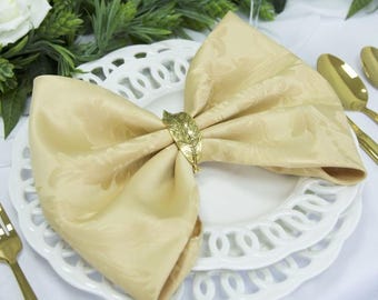 Damask Napkins in Various Colours for Events Parties Weddings Table Decor Gatherings Baby Showers