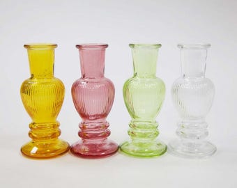 Portavelas Venice de 11 cm, juego de 2, para bodas, eventos y decoración del hogar.
