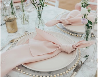 Maßgeschneiderte Polyester-Servietten in verschiedenen Farben für Hochzeiten, Partys, Veranstaltungen, Weihnachtspastelldekor