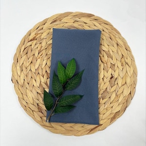 Bespoke Polyester Table Napkins Various Colours Available for Weddings Parties Events Christmas Pastel Decor Airforce