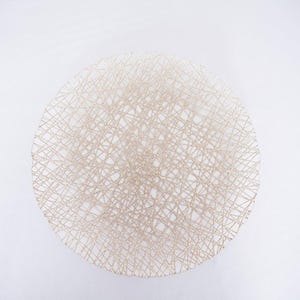 Champagne Webbed Glass Charger Plate 0342 for Weddings Events Parties Table Decor