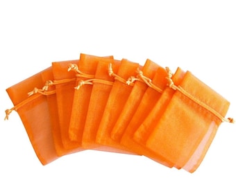 Organza Favour Bags Various Colours for Weddings Events Parties Gift Favours (7cm x 9cm)