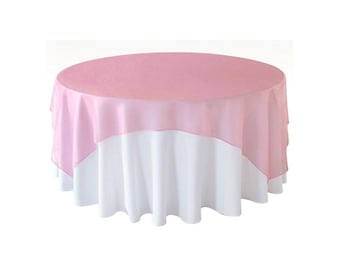 Organza Overlay 90 "x 90" in verschiedenen Farben für Hochzeit Events Partys Tischdekoration