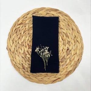 Bespoke Polyester Table Napkins Various Colours Available for Weddings Parties Events Christmas Pastel Decor Navy