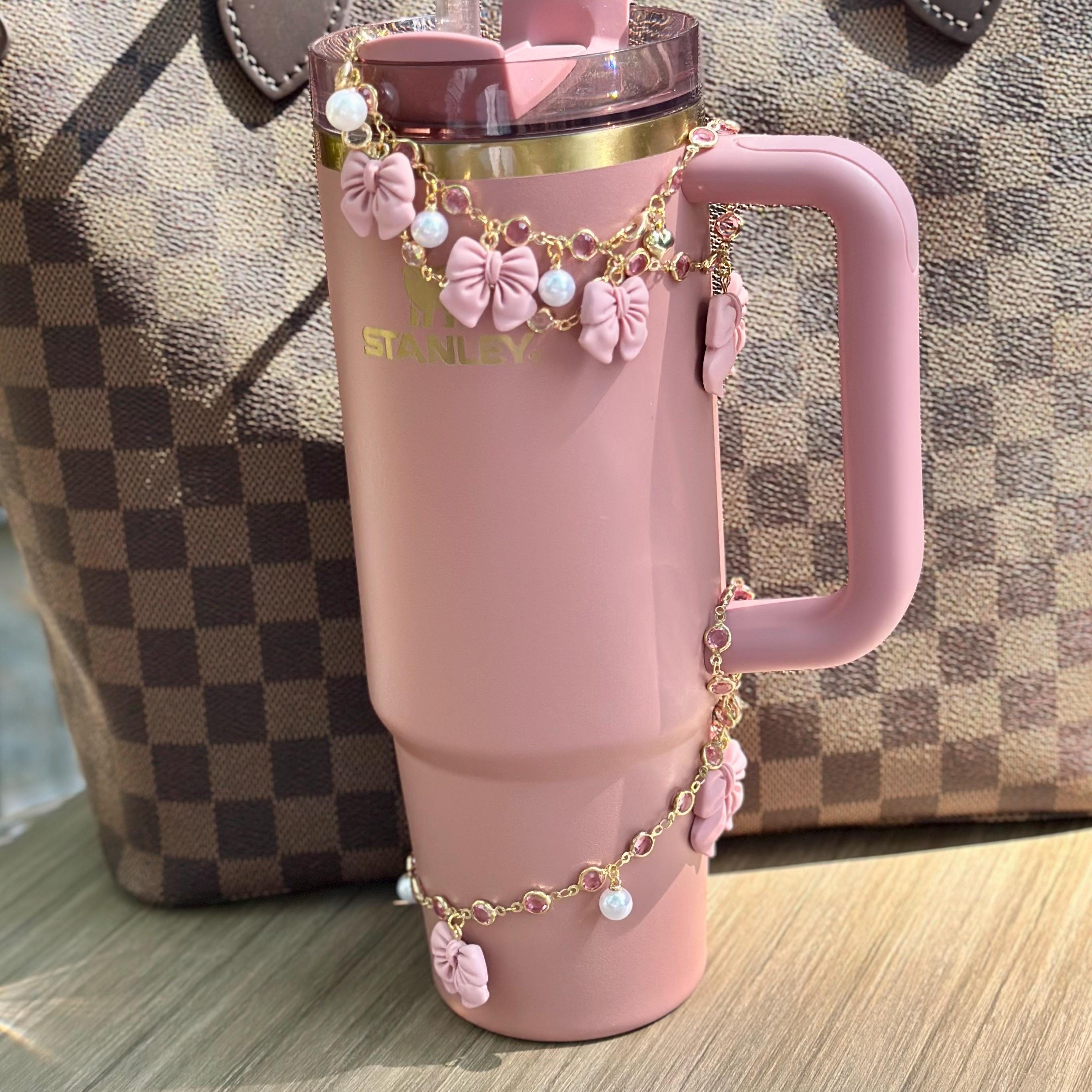 Hot Pink Stanley Tumbler With Handle - Etsy