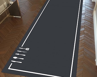 Kitchen Rug, Modern Kitchen Mat, Non-Slip Rug, Kitchen Runner Rug, Custom Kitchen Decor, Long Kitchen Mat, Decorative Kitchen Rug, Cooking