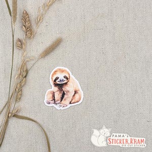 Die Cut Sticker Aquarell süßes Motiv Tier Pastell Heftaufkleber Deko Aufkleber Kinder Portfolio Schulbuch Geschenk Einschulung Wasserfest