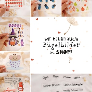 May include: A collection of adhesive sticker sheets featuring various designs including red strawberries, blue fireflies, colorful flowers, a raccoon in a witch hat, a mouse in a teacup, emergency vehicles, and text labels like Opa, Papa, Mama, and Oma.
