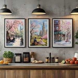 Spring New York City Prints NYC Shop NYC Wall Decor NYC Wall Art New York City Landmarks Nyc Travel Prints New York Poster New York Wall Art
