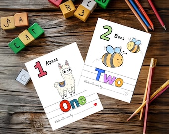 123 Baby Shower Coloring Book: Numbers 1-20 (Digital Download)