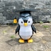 Graduate Penguin Papercraft SVG, Studio, PDF Template for Cricut ...