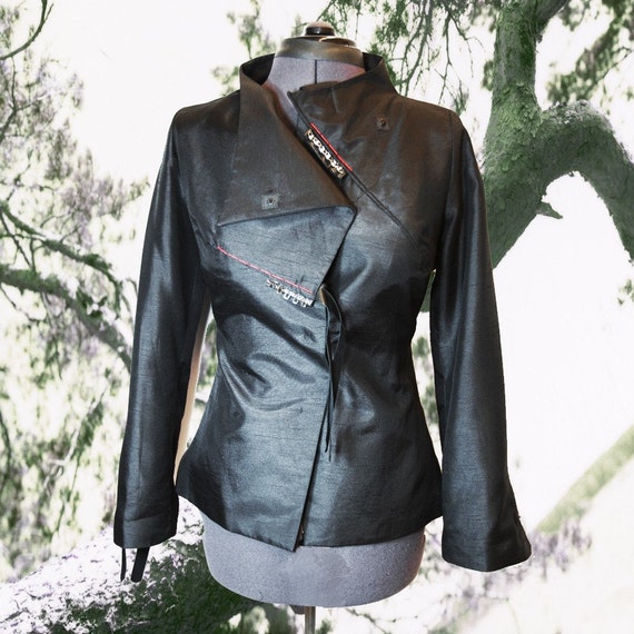 Bubblegum Ethnic Jackets With Art Silk