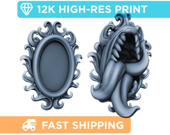 Mirror and Mimic Set | DnD Mini - Role Playing Miniature - D&D Pathfinder Fantasy RPG Mini - High Quality Resin Print for Tabletop Gaming