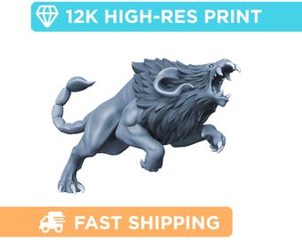 Warhound 1 | Hound of War | DnD Mini - Role Playing Miniature - D&D Pathfinder Fantasy Mini - High Quality Resin Print for Tabletop Gaming