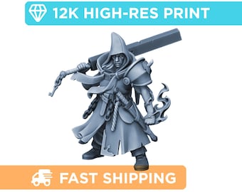 Magister | DnD Mini - Role Playing Miniature - D&D Pathfinder Fantasy RPG Mini - High Quality Resin Print for Tabletop Gaming
