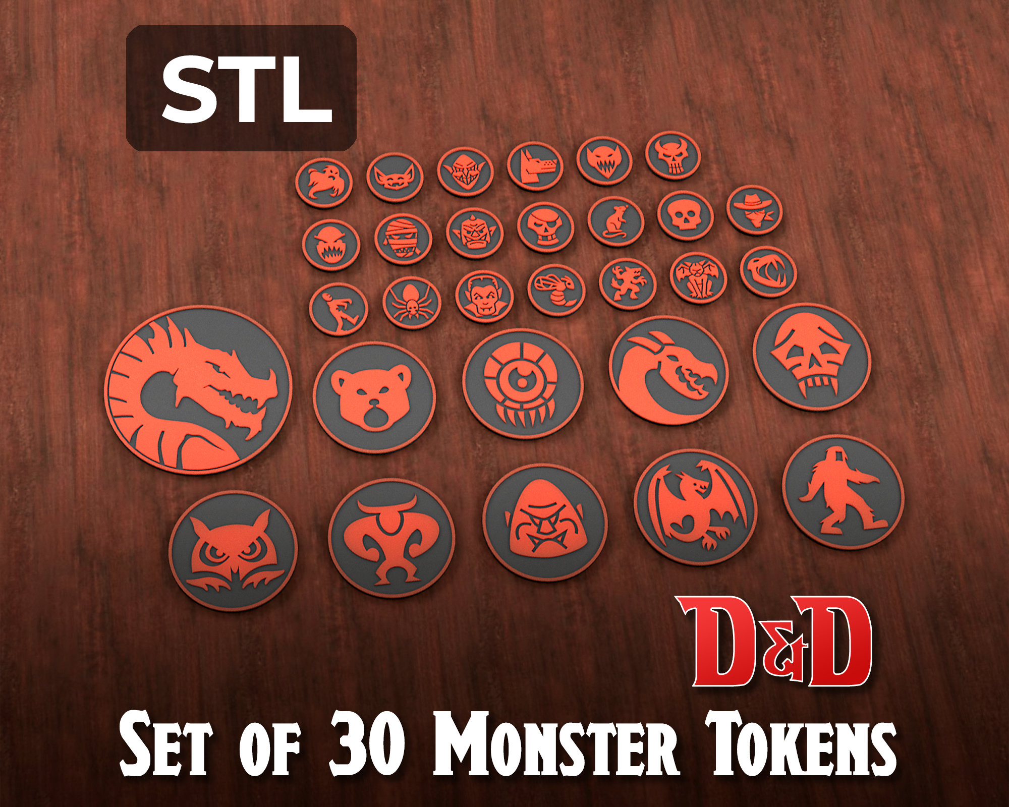 Crafting Lazy Monster Tokens for D&D