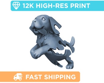 Blink Puppy | Baby Blink Dog | DnD Mini - Role Playing Miniature - D&D Pathfinder Fantasy RPG Mini - High Quality Print for Tabletop Gaming