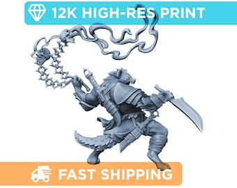 Gnoll Flind | DnD Mini - Role Playing Miniature - D&D Pathfinder Fantasy RPG Mini - High Quality Resin Print for Tabletop Gaming