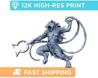 Gnoll Slaver | DnD Mini - Role Playing Miniature - D&D Pathfinder Fantasy RPG Mini - High Quality Resin Print for Tabletop Gaming