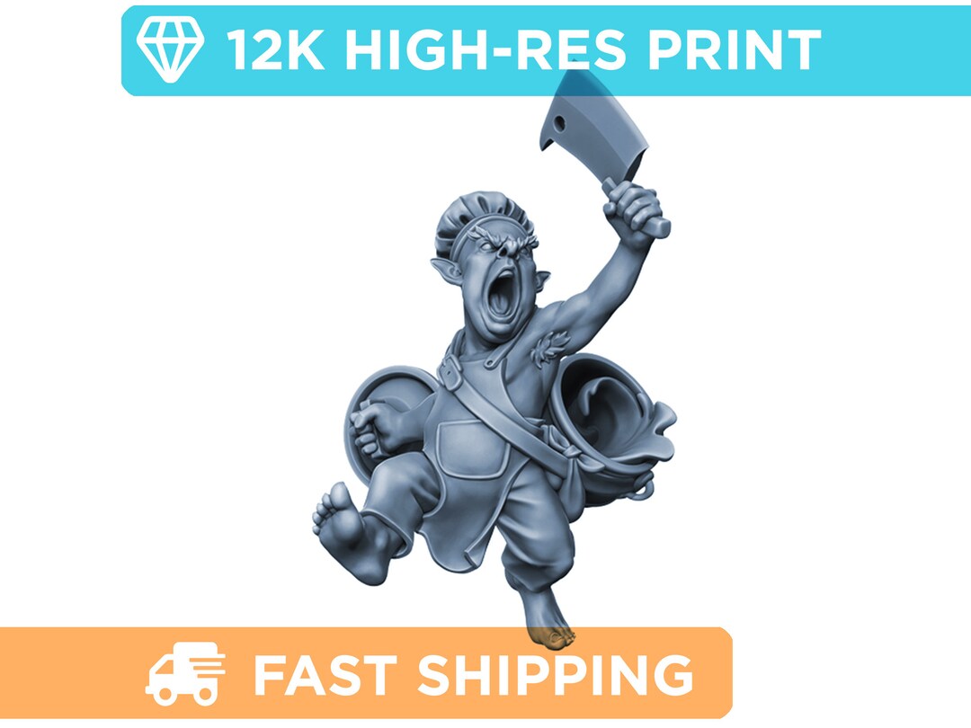 Goblin Cook | Dnd Mini - Role Playing Miniature - D&D Pathfinder ...