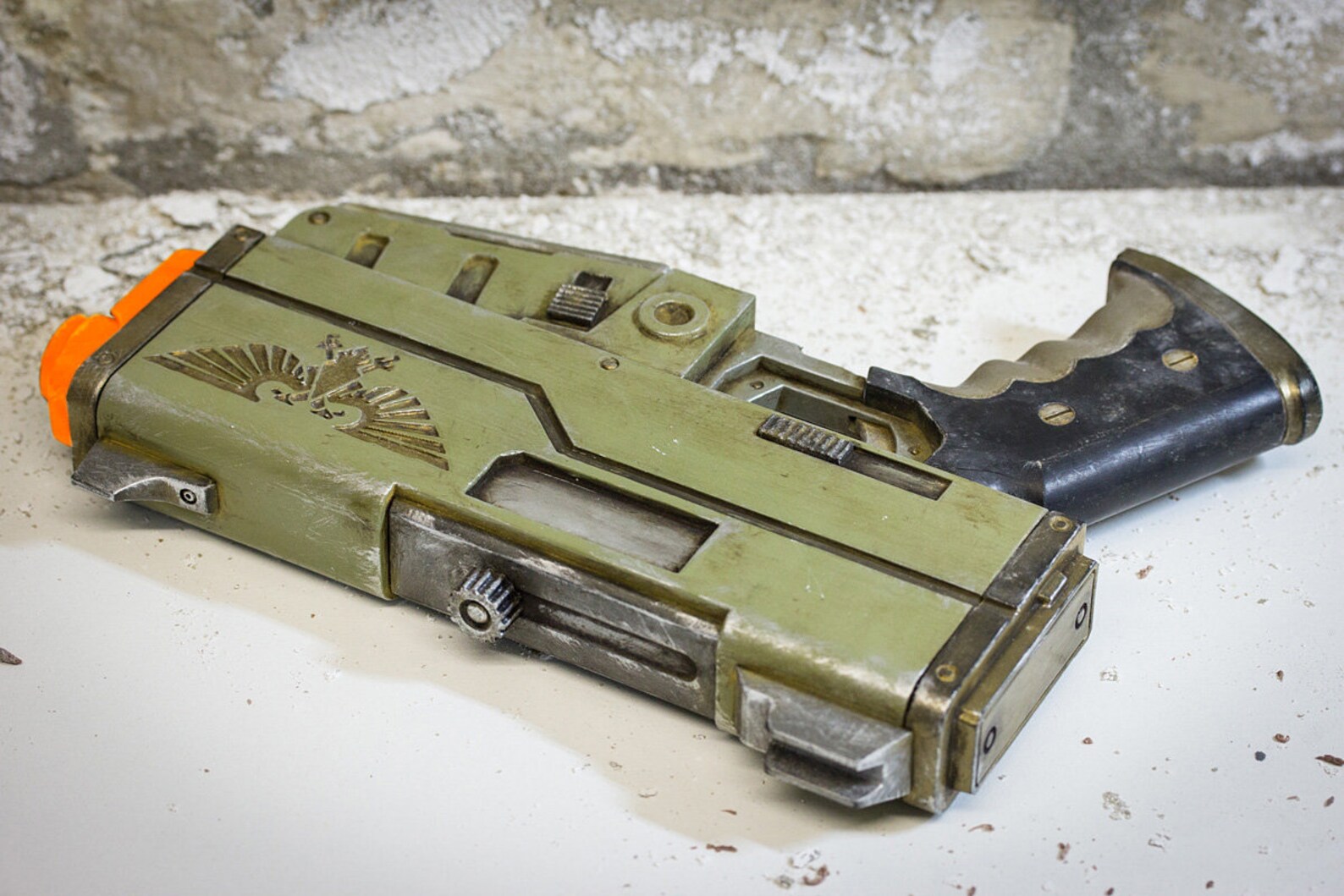 40K Imperial Bolter Pistol Cosplay Prop 3dprintable Model Etsy