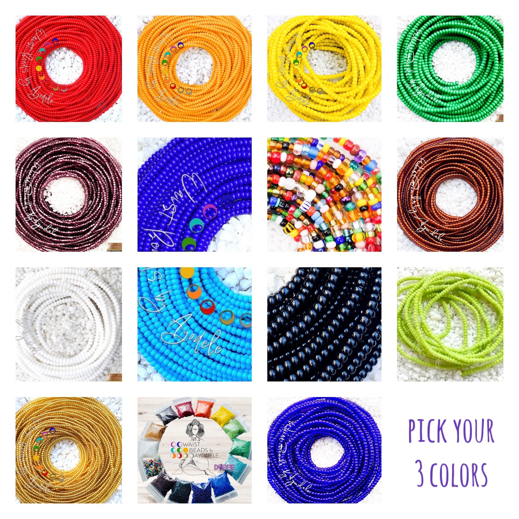 Bundle Deal!!! Traditional Waist Bead Maker Kit & Electric Bead Spinne –  Duafe Designs & Waist Beads by Ayodele