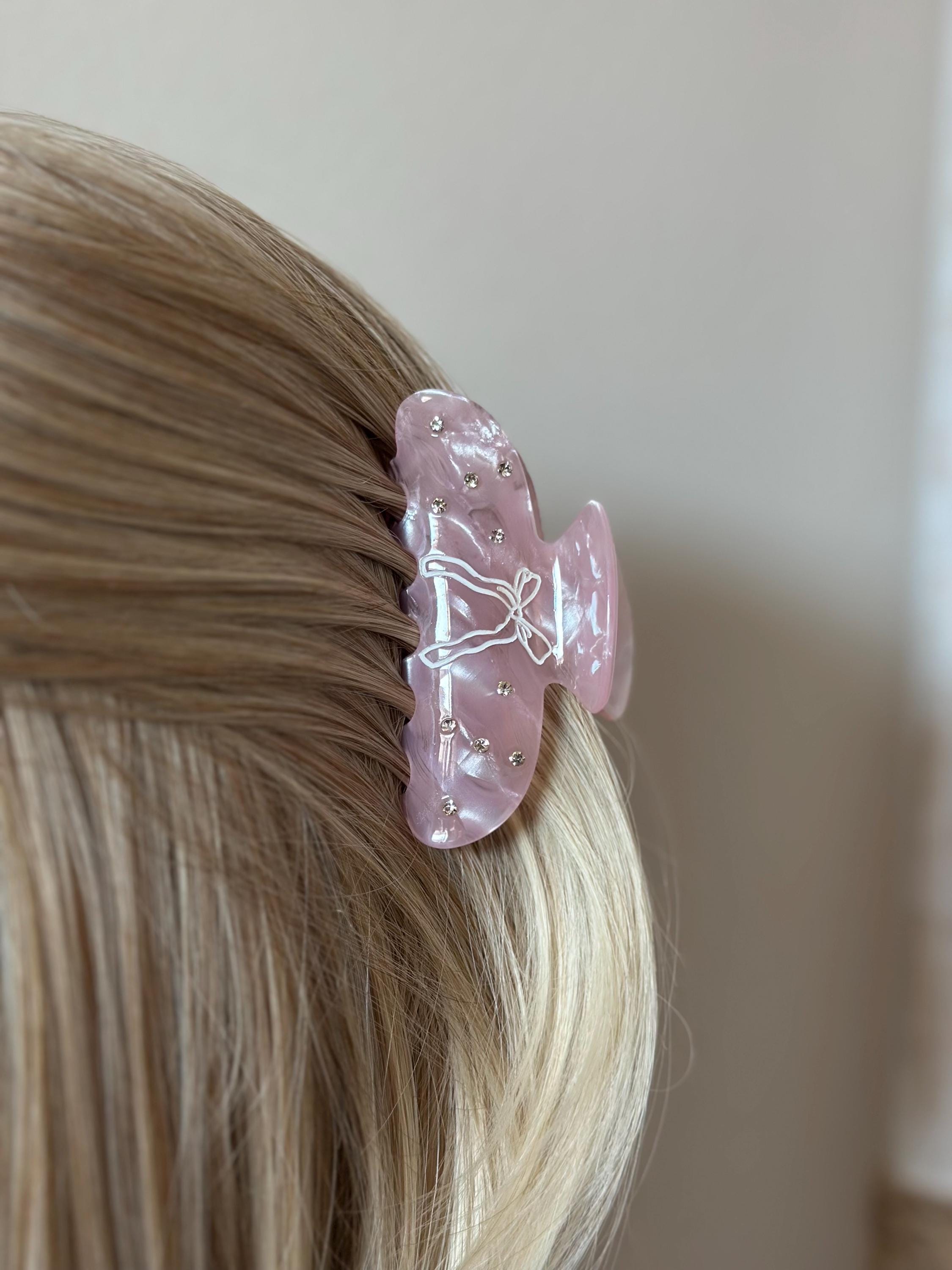 Dunkin’ Pink Hair Claw Clip — GIRL KIZU Style Pink Hair Claw Clips: Guide to Flower, Anti-Slip Styles main image 4