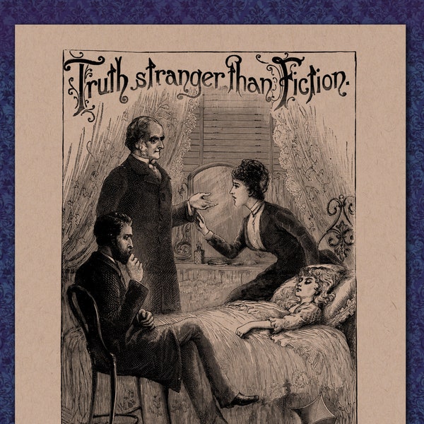 Scott's Emulsion - Truth Stranger than Fiction - Victorian Advertisement - 1800's medicine steampunk cureall health tonic restorative
