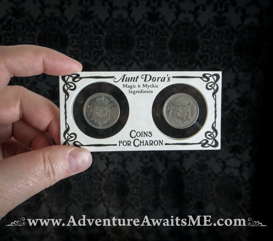 Coins for Charon Ferryman River Styx Greek International Etsy