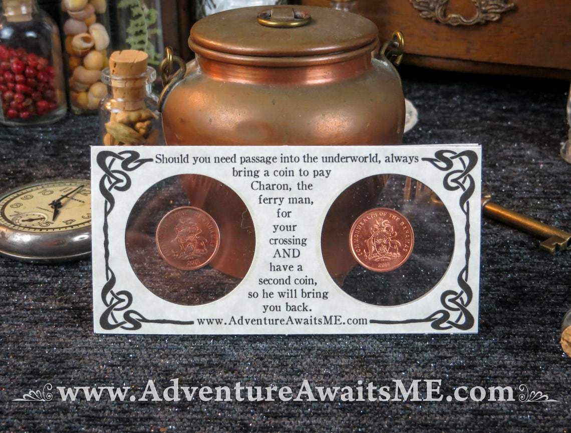 Coins for Charon Ferryman River Styx Greek International Etsy