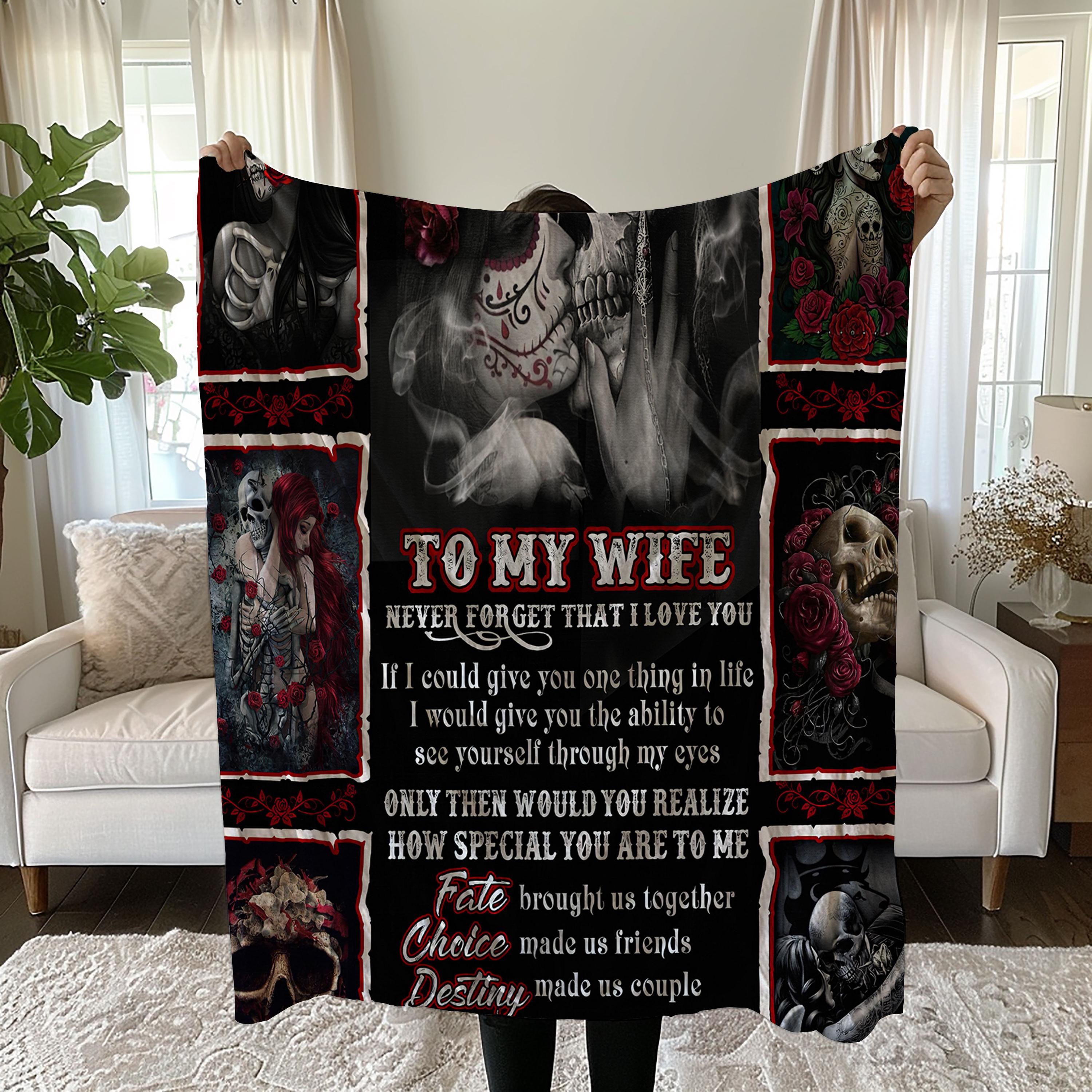 Day of Dead Blanket Etsy Canada