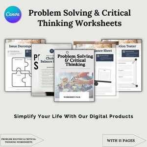 Problem Solving Worksheets, Critical Thinking for Decision Making ...