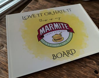 Marmite lover. Cheese board. Love it or hate it. Marmite gift.