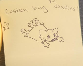 Custom Bug Doodles