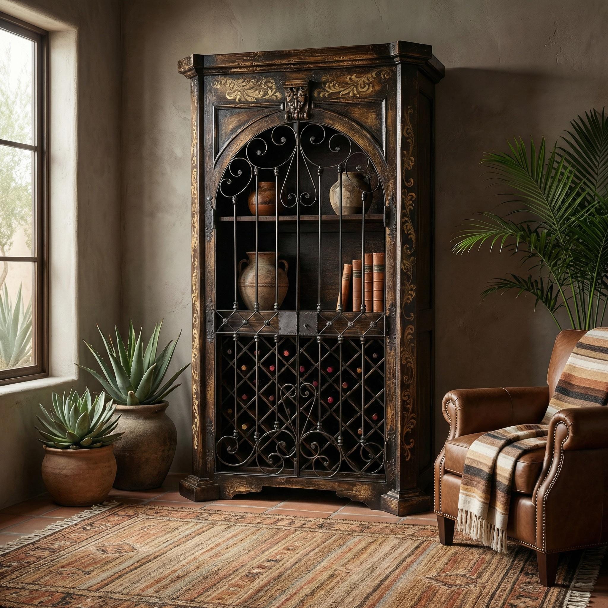 Spanish Wine Cabinet - Etsy