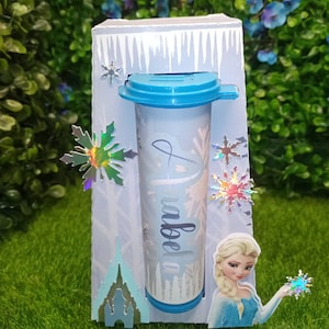 Frozen M&M Box, MM Box template, candy box, box template, chocolate box template, chocolate tube box, Silhouette cut files, Cricut cut