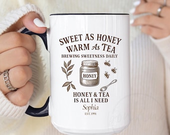 Sweet Tea Lover Mug, Custom Gift for Tea Lovers, Cute Tea Mug