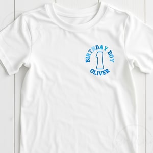 Personalised First Birthday Shirt, 1st Birthday Shirt for Boy, Boys First Birthday Shirt, One Year Old Boy Tee, First Birthday Outfit