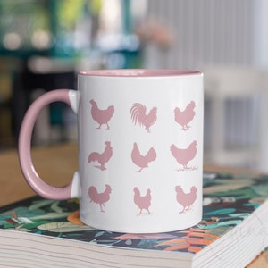 Chicken Coffee Mug, Farm Girl Mug, Chicken Mom Gift, Chicken Lover Mug, Chicken Lovers, Chicken Mug , Chicken Farmer Gif, Grandma Gift