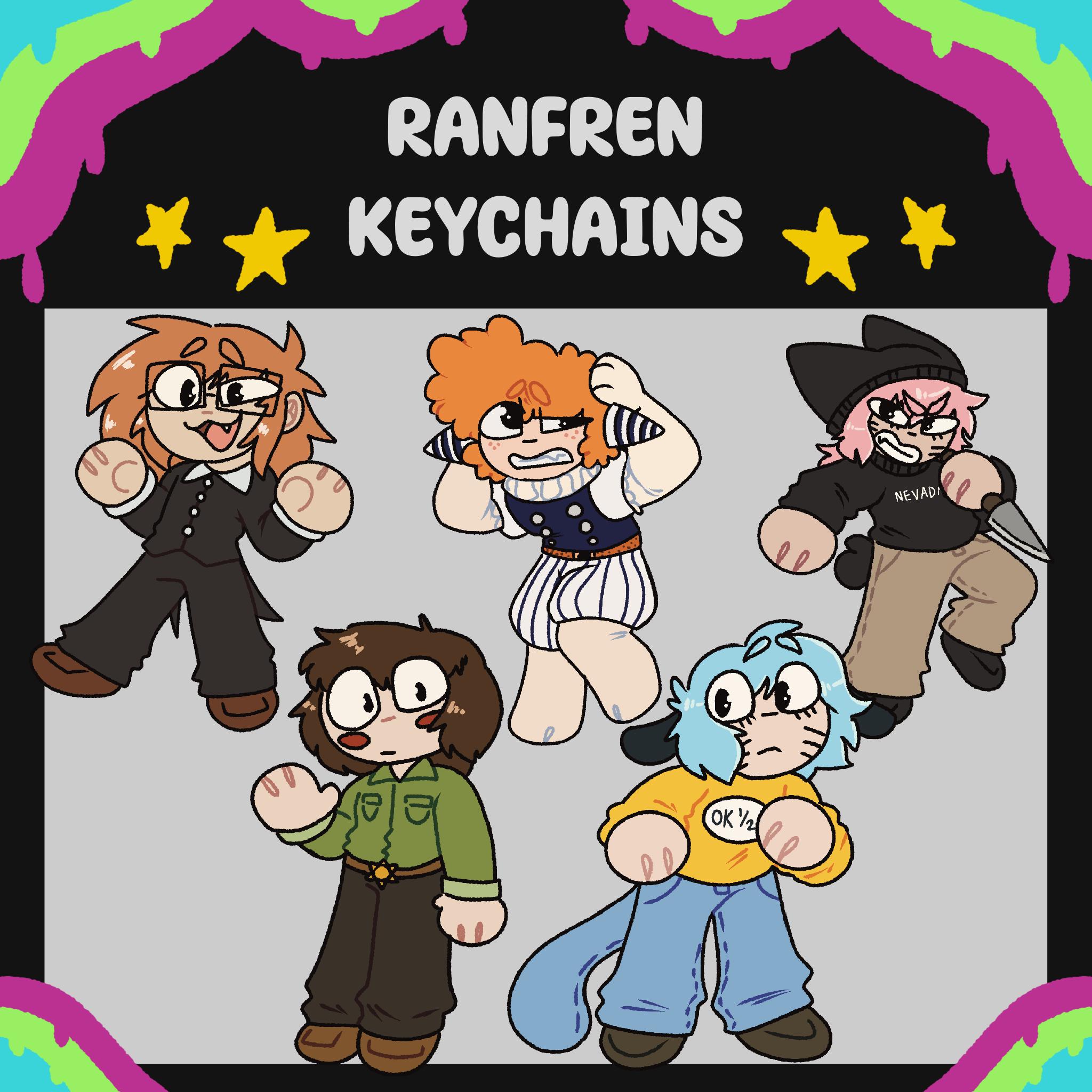 Ranfren Keychains!! - Etsy