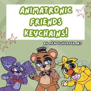 PREORDER Animatronic Friends Keychains