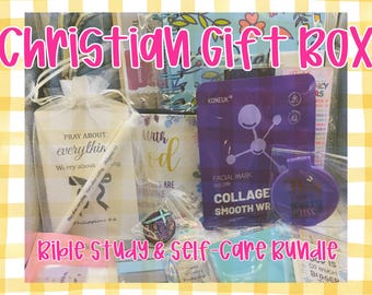 Christian Gift Box for Women | Bible Study & Self Care Bundle | Faith-Based Surprise Package