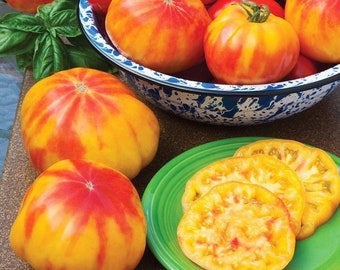 Heirloom Mr Stripey Beefsteak Tomato Seeds