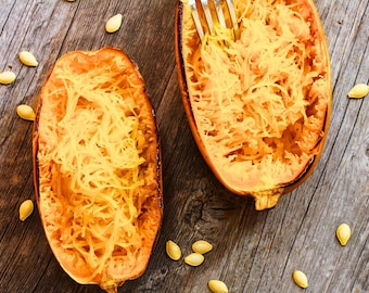 Spaghetti Heirloom Winter Squash Seeds - Organic, Non-GMO