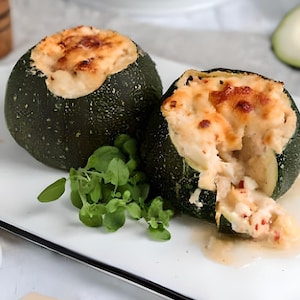 Round Zucchini Heirloom Squash Seeds - Ronde de Nice, Summer Courgette, Organic, Non-GMO